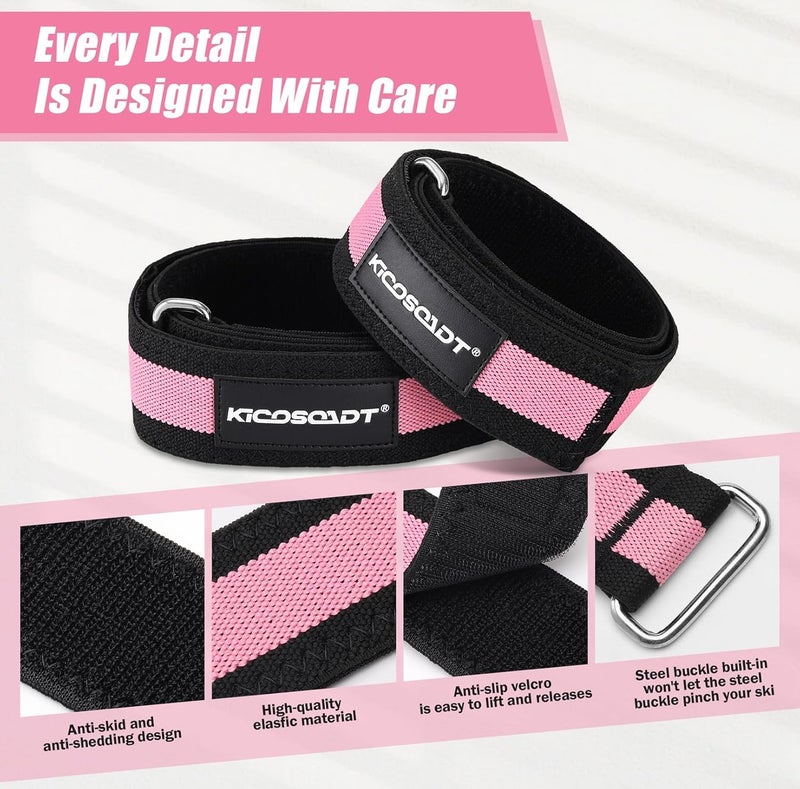KICOSOADT Booty Bands for Women Glutes & Hip Building,BFR Bundle Booty Bands,Blood Flow Restriction Bands,Glute Bands-Best Fabric Resistance Bands for Exercising Your Butt, Squat, Thigh, Fitness - Image 4